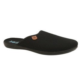 Cord Hausschuhe Adanex 21115 schwarz