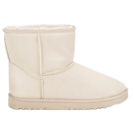 Schneestiefel aus Wildleder braun