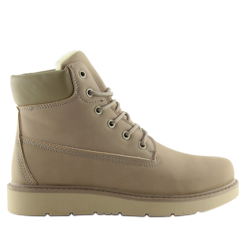 Graue Damen Trapper KK-102 Grau