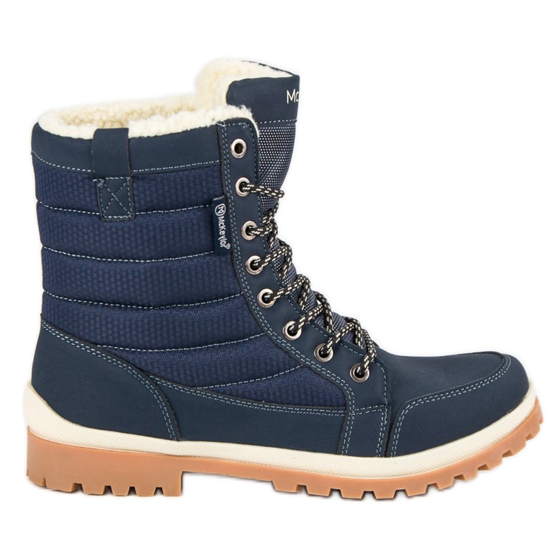 MCKEYLOR Schneestiefel blau