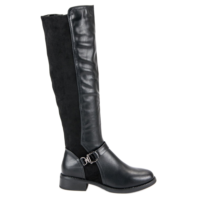 Super Mode Stylische Reitstiefel schwarz