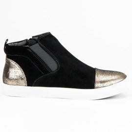 J. Star Elegante Sneaker für Damen schwarz gelb