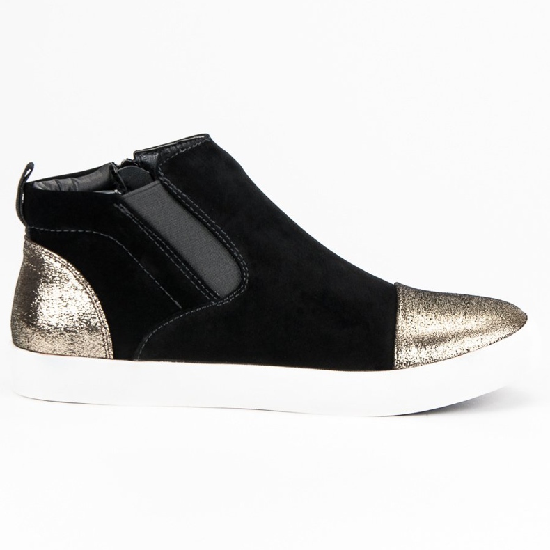 J. Star Elegante Sneaker für Damen schwarz gelb