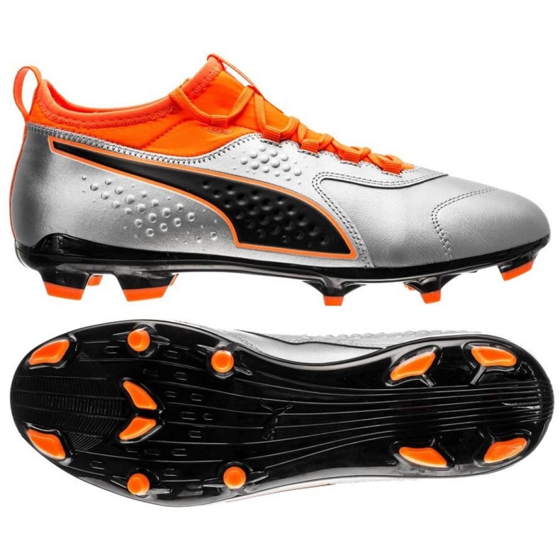 Fußballschuhe Puma One 3 Lth Fg M 104743 01 mehrfarbig mehrfarbig