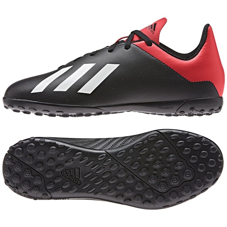 Adidas X 18.4 Tf Jr BB9416 Fußballschuhe schwarz schwarz