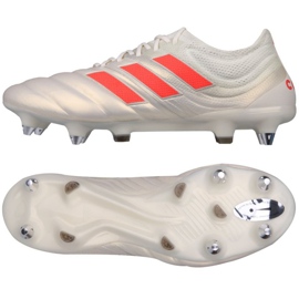 Adidas Copa 19.1 SG M F36075 Fußballschuhe silber-
