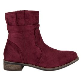 Nio Nio Burgunder Stiefel rot