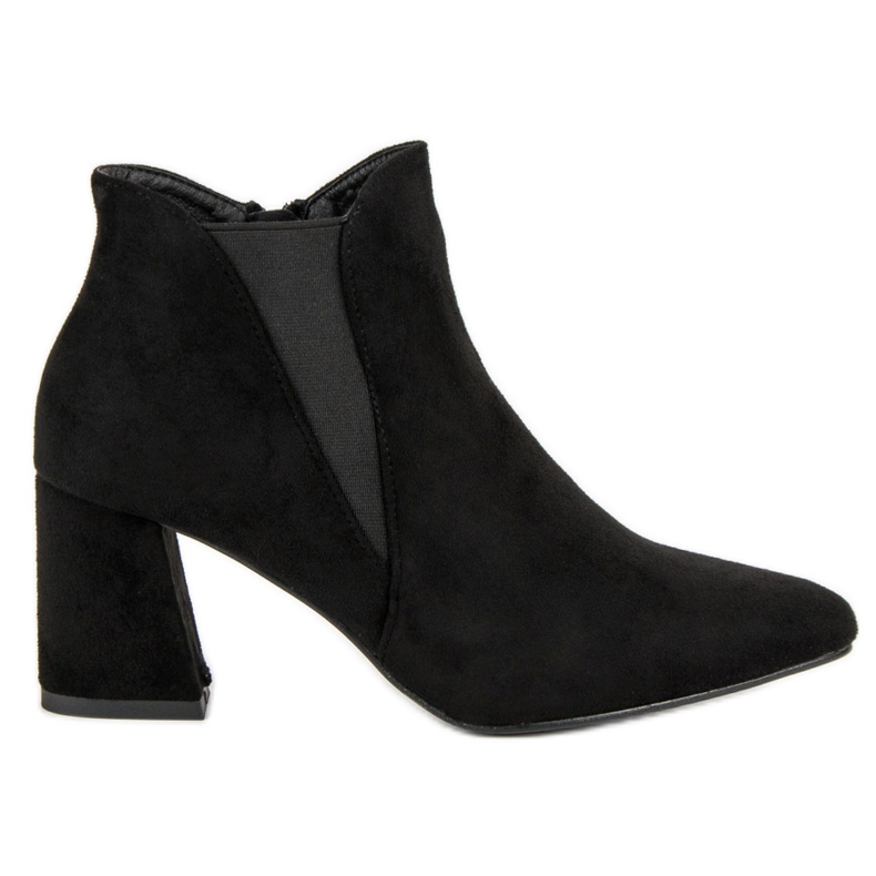 Belle Women Wildlederstiefeletten am Pfosten schwarz