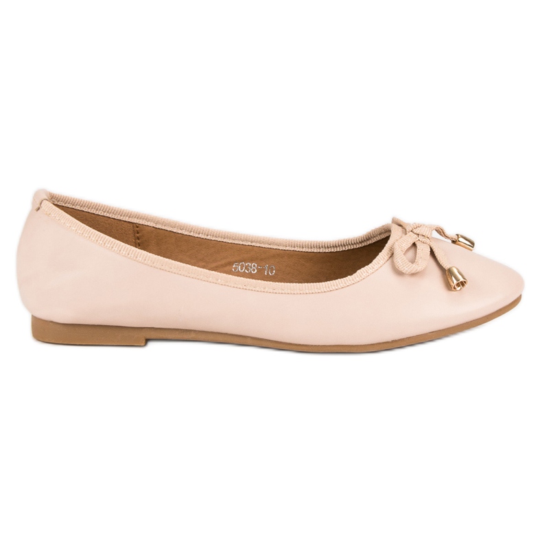 Puderballerina mit Schleife rosa