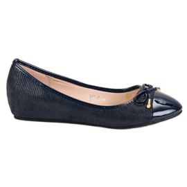 Modische Ballerinas blau
