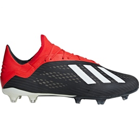Adidas X 18.2 Fg M BB9362 Fußballschuhe schwarz schwarz