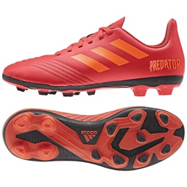 Adidas Predator 19.4 FxG Jr CM8541 Fußballschuhe mehrfarbig rot