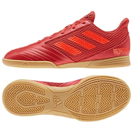 Hallenschuhe adidas Predator 19.4 In Sala Jr CM8552 mehrfarbig rot