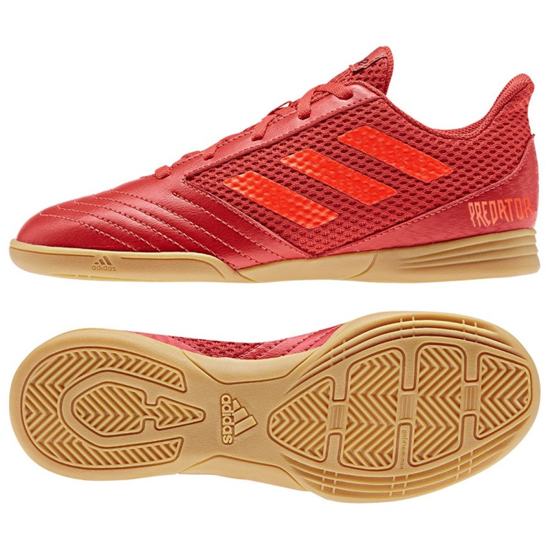 Hallenschuhe adidas Predator 19.4 In Sala Jr CM8552 mehrfarbig rot