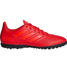 Adidas Predator 19.4 Tf M D97973 Fußballschuhe rot rot