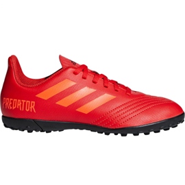 Adidas Predator 19.4 Tf Jr CM8557 Fußballschuhe mehrfarbig rot