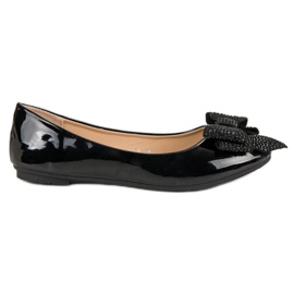 Comer Ballerina mit Schleife schwarz