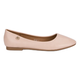 Klassische Ballerinas braun