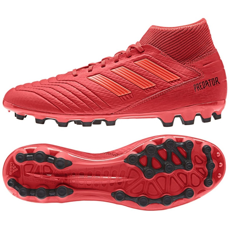 Adidas Predator 19.3 Ag M D97944 Fußballschuhe rot rot