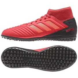 Adidas Predator 19.3 Tf Jr CM8547 Fußballschuhe rot rot