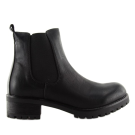 Schwarze Jodhpur-Stiefel 945-PA Schwarz