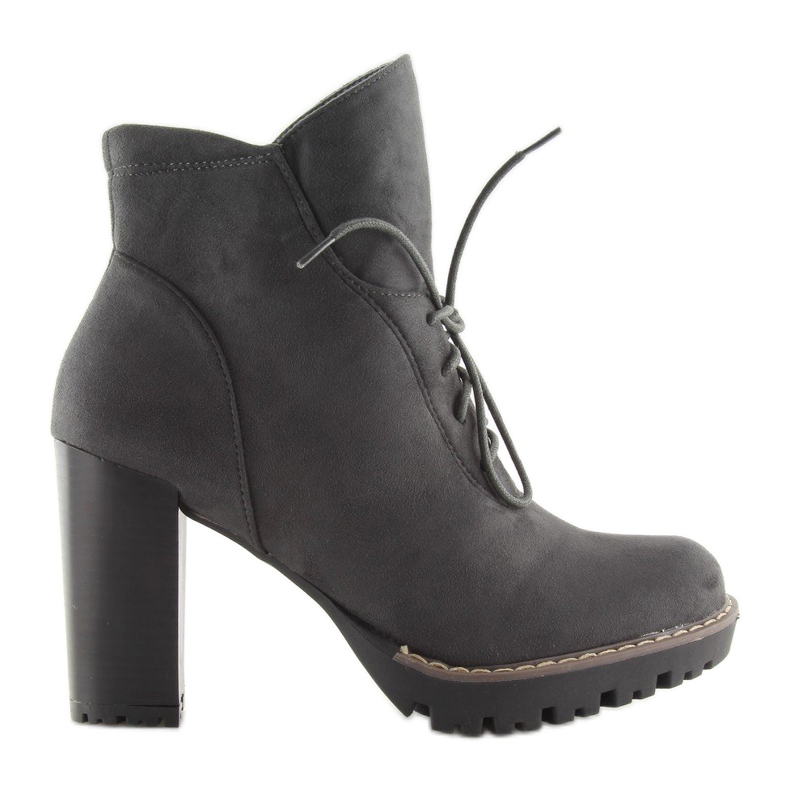 Grau FA175 Graue High Heels