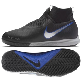 Hallenschuhe Nike Phantom Vsn Academy Df Ic Jr AO3290-004 schwarz schwarz