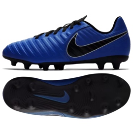 Nike Jnr Tiempo Legend 7 Club Mg Jr AO2300-400 Fußballschuhe mehrfarbig blau
