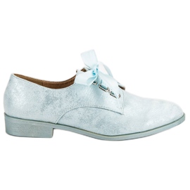 Juliet Gebundene Brogues blau grau