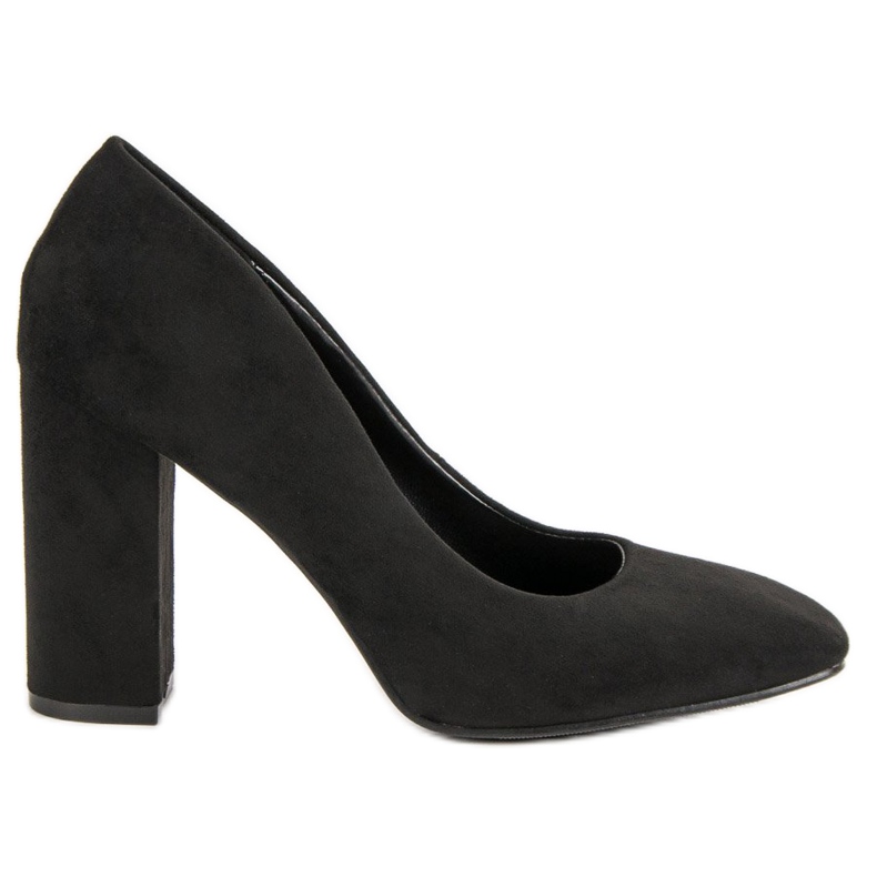 Seastar Wildleder-Pumps auf einer Säule schwarz