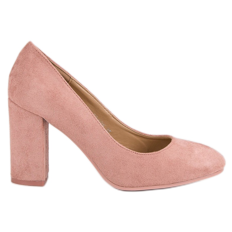 Seastar Wildleder-Pumps auf einer Säule rosa