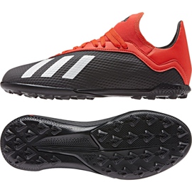 Adidas X 18.3 Tf Jr BB9402 Fußballschuhe schwarz schwarz