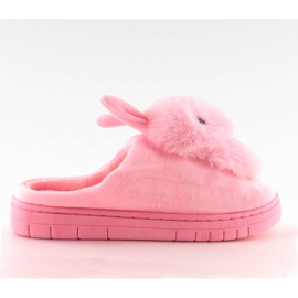 Rosa Hausschuhe für Damen Hasen MA01 Pink