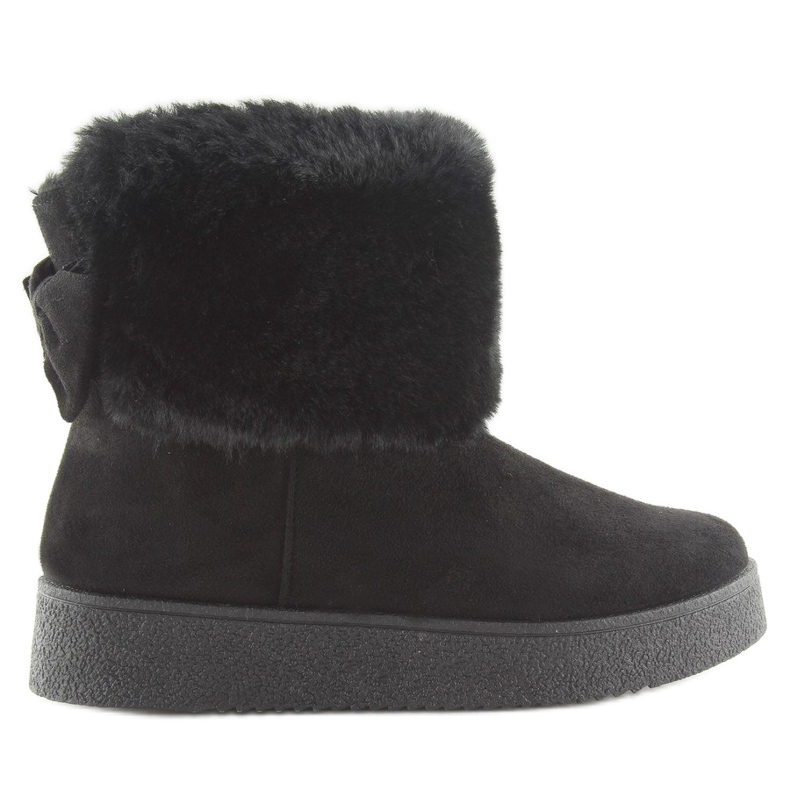LV58 Schwarze schwarze Damen-Schneestiefel