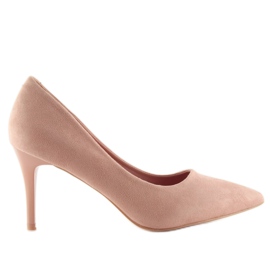 Bequeme Pumps an einem pinken LE012P Pink Pin rosa