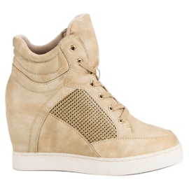 Mazzoni Beige Turnschuhe