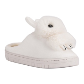 Warme Hausschuhe weiß