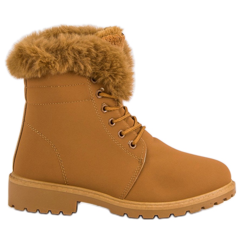 Kamelfänger mit Fell braun