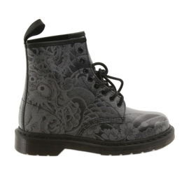 Dr. Martens 1460 OT SCHWARZ grau