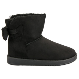 Schwarzes Mukluki mit Schleife