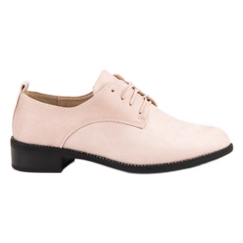 Marquiz Beige Brogues zum Schnüren
