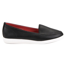 Schwarze Loafer
