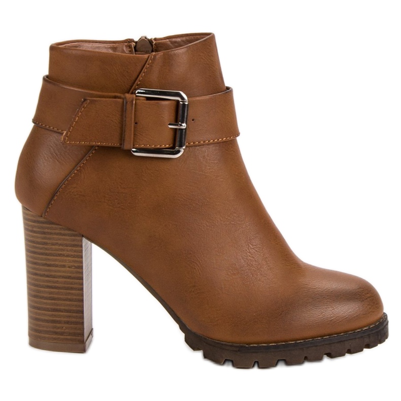 Super Mode Kamelstiefel auf der Post braun