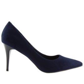 Klassische Damen marineblau 66-12 Navy Heels