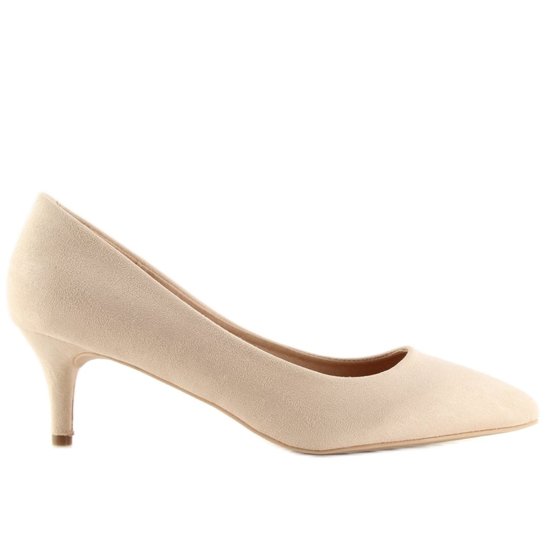 Pumps mit niedrigem Absatz beige 66-69 Beige