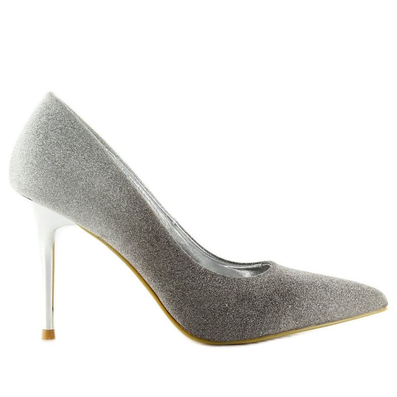 Heels schillernd grau ombre LE053P Grau