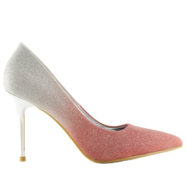 Heels schillernd rosa-grau ombre LE053P Pink