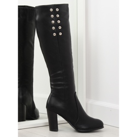 Schwarze High Heels 7330-PA Schwarz