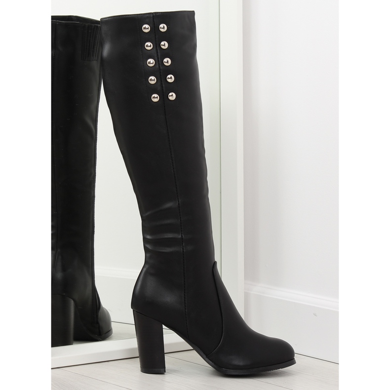 Schwarze High Heels 7330-PA Schwarz