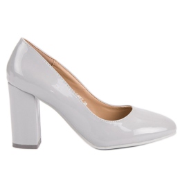 Seastar Grau lackierte Pumps